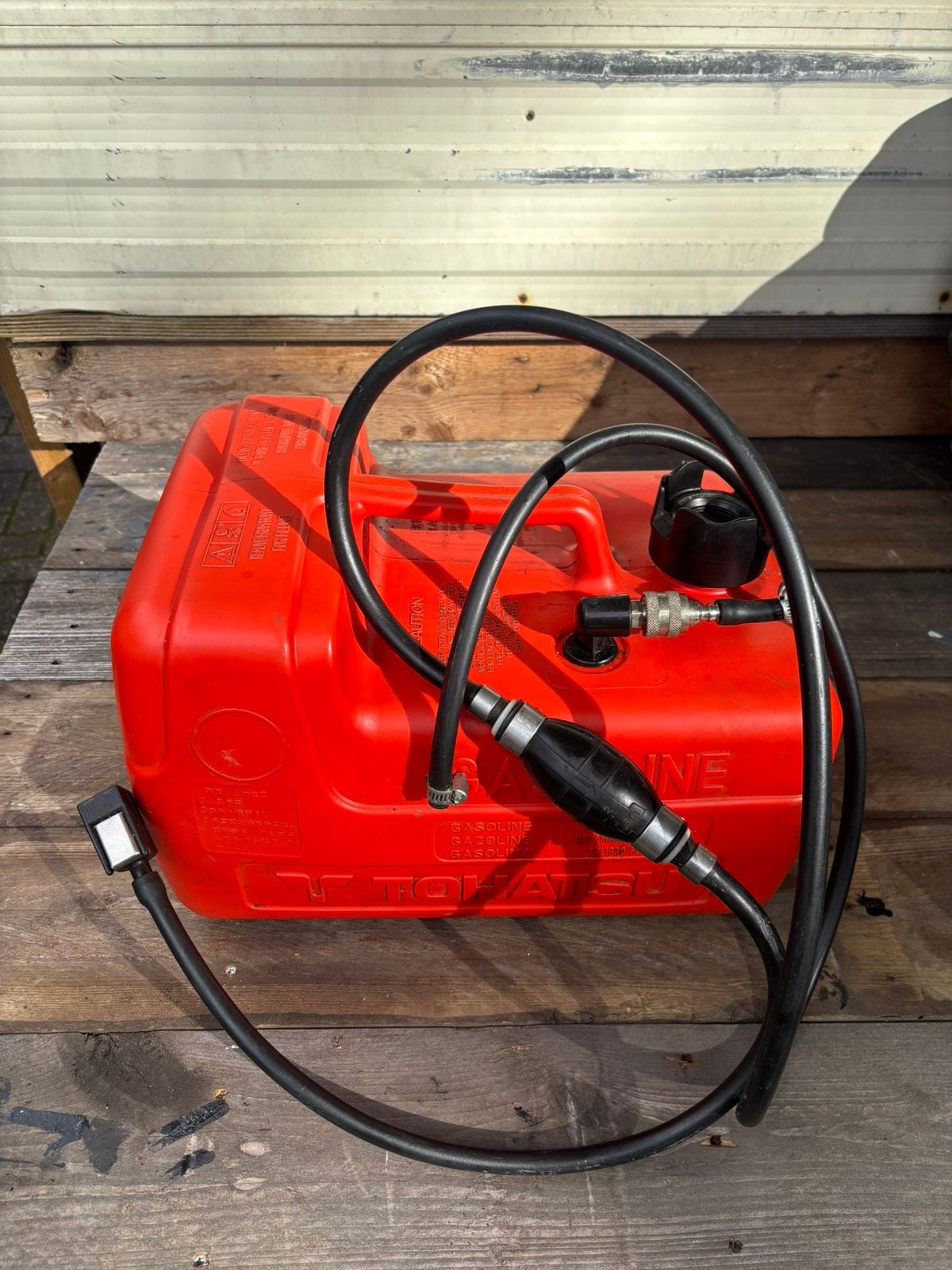 Benzine tank buitenboordmotor 12 L, Ophalen of Verzenden, Zo goed als nieuw, Motor en Techniek, Motorboot