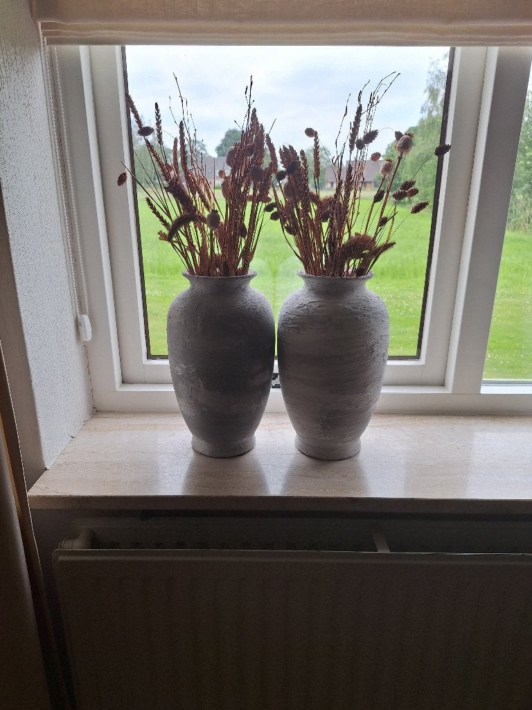 Potten grijs 2 stuks, Ophalen