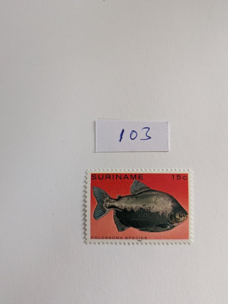 Suriname, Verzenden, Postfris