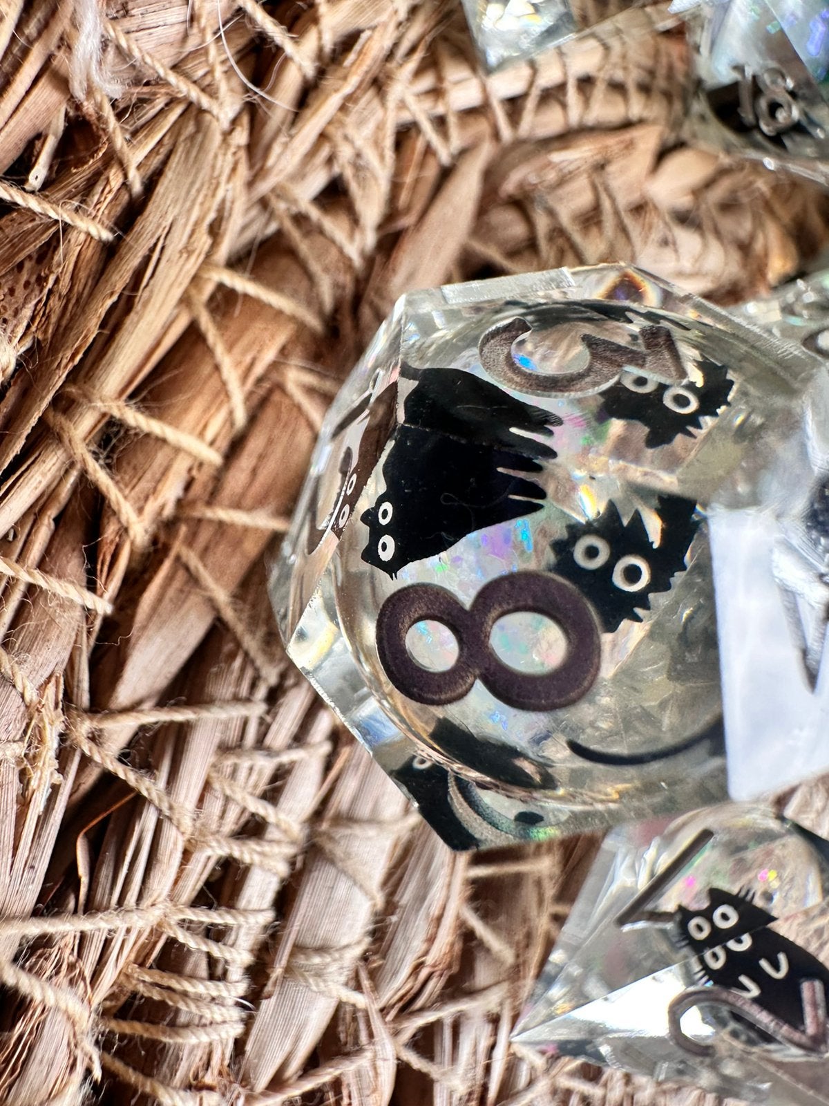 DND dice / Katten / Cats / dobbelstenen / RPG / D&D / nieuw, Hobby en Vrije tijd, Wargaming, Ophalen of Verzenden, Nieuw, Overige soorten