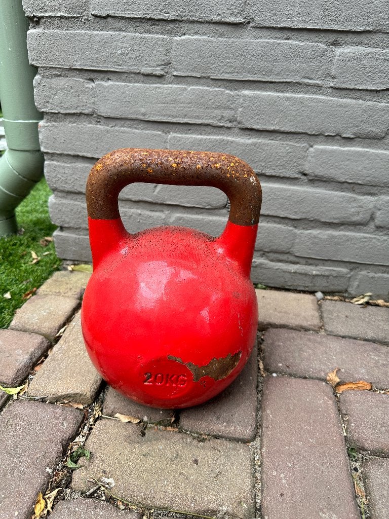 Kettlebells 2x 10 , 1 x 20kg, Sport en Fitness, Ophalen, Gebruikt, Kettlebell