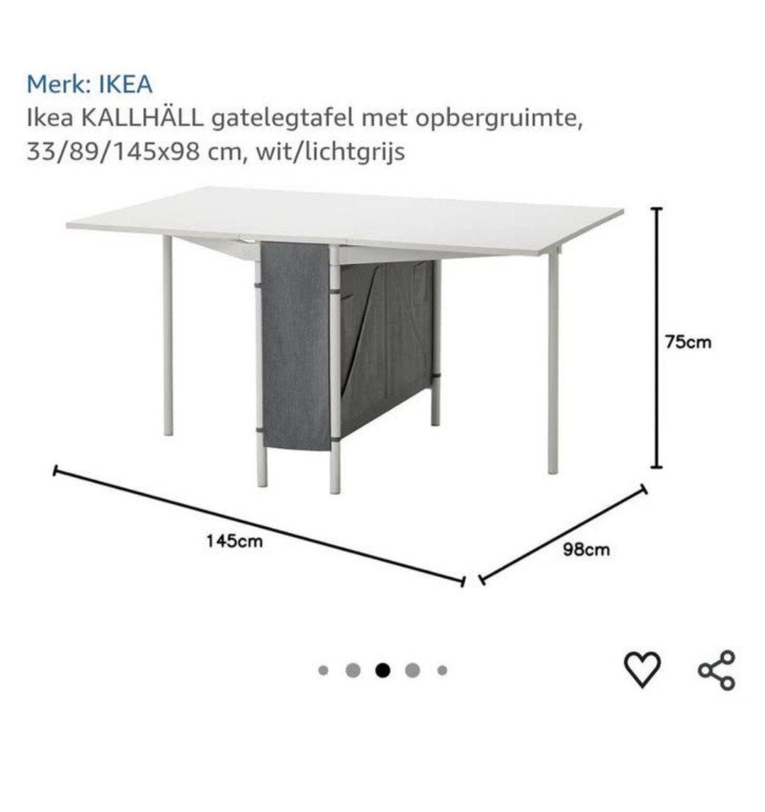 IKEA KALLHÄLL in GOEDE STAAT, Gebruikt, 100 tot 150 cm, Modern, Functioneel, 50 tot 100 cm