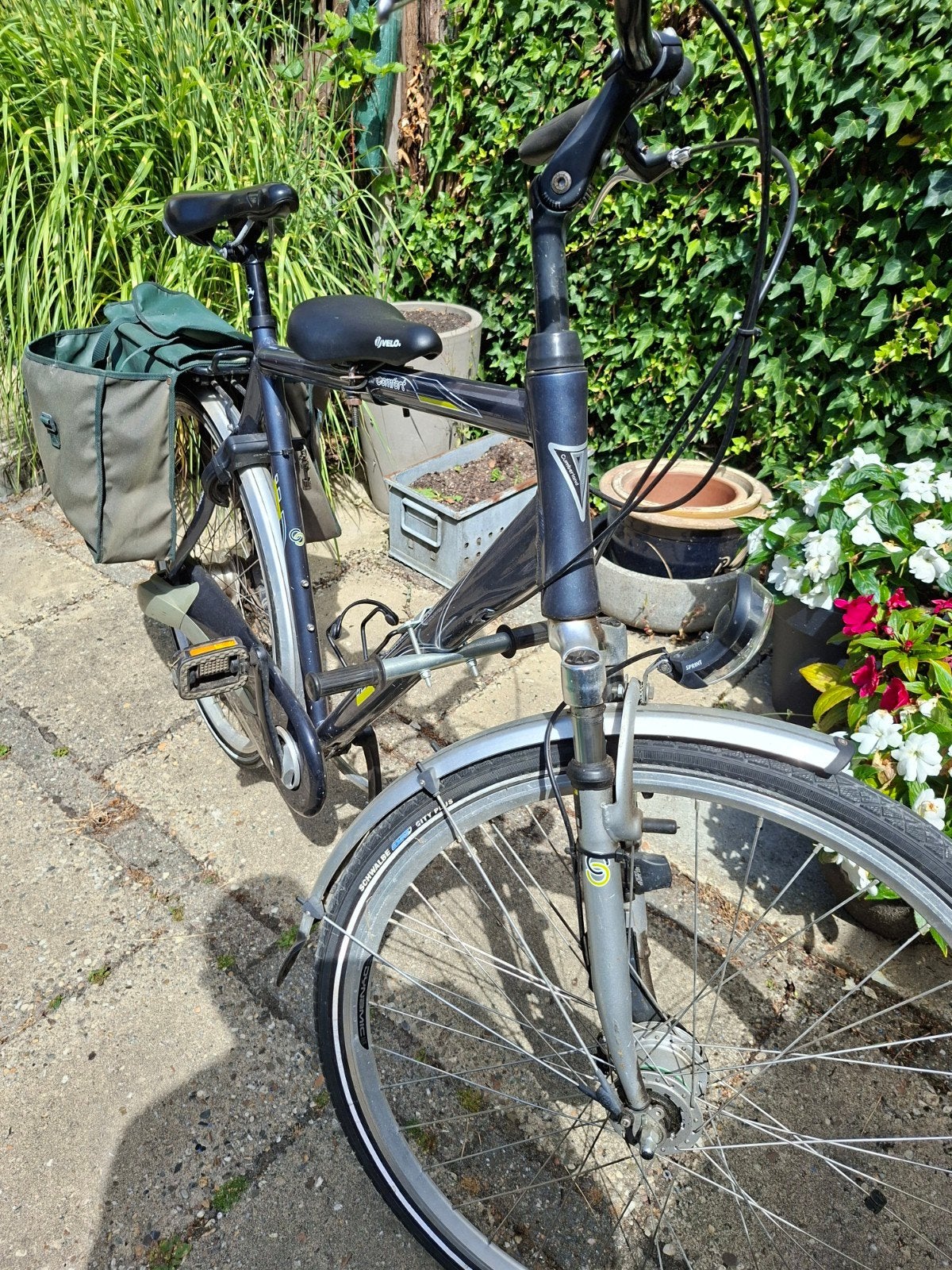 cumberland herenfiets, Fietsen en Brommers, Minder dan 10 versnellingen, Gebruikt, 61 tot 65 cm, Trommelrem