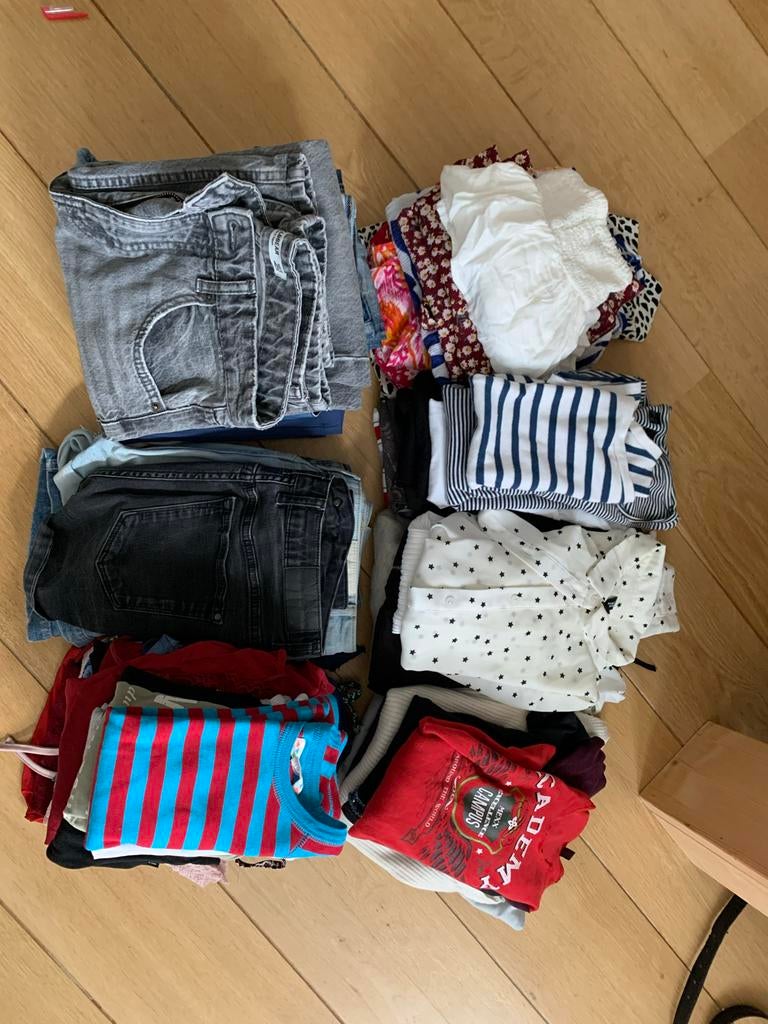 Kledingpakket meisjes - diverse maten en stijlen, Ophalen, Gebruikt, Overige maten