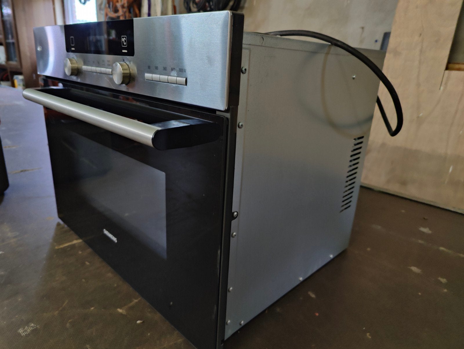 Te koop Siemens inbouw magnetron, Ophalen, Gebruikt, 50 tot 100 cm, Minder dan 100 cm