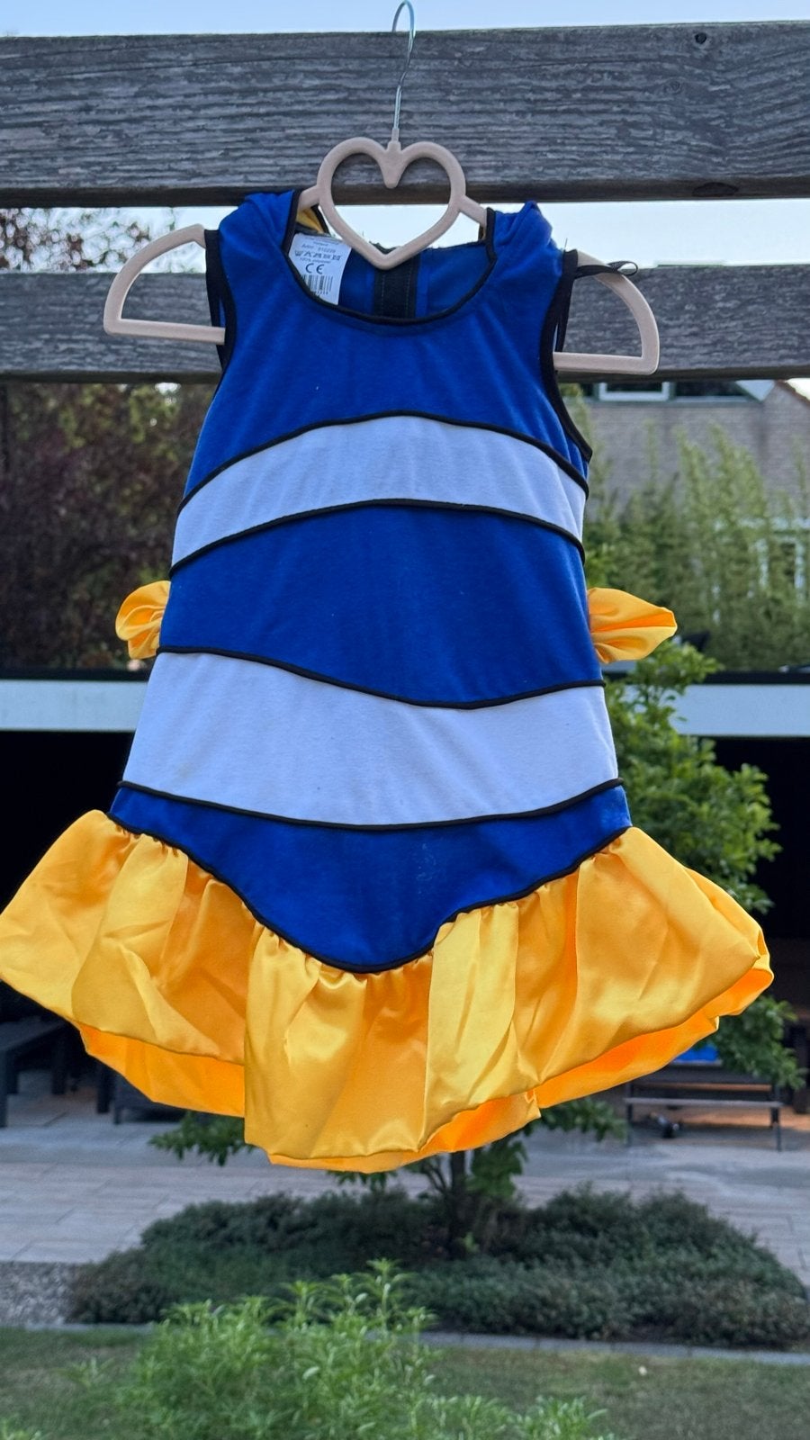 ZGN Nemo/Dory jurk verkleedpak maat 2-3 jaar, Ophalen, Gebruikt, 110 t/m 116, Jongen of Meisje