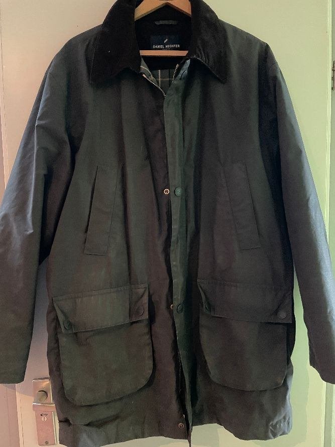 Wax jas, Kleding | Heren, Jassen | Winter, Verzenden, Zo goed als nieuw, Maat 52/54 (L), Groen