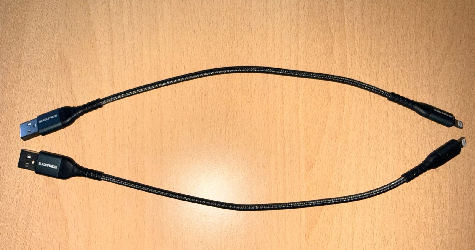 BLACKSYNCZE iPhone Lightning Kabel 30CM (2 stuks), Telecommunicatie, Mobiele telefoons | Toebehoren en Onderdelen, Ophalen, Nieuw