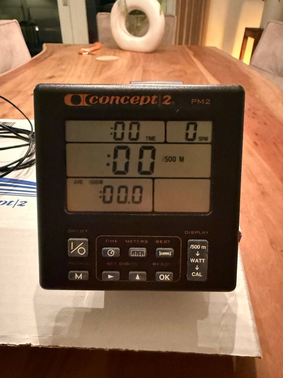 Concept 2 Roeimachine PM2 Monitor