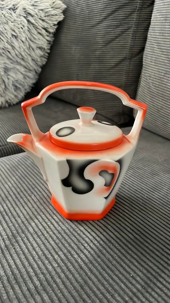 Art deco theepot Victoria 1487, Ophalen of Verzenden