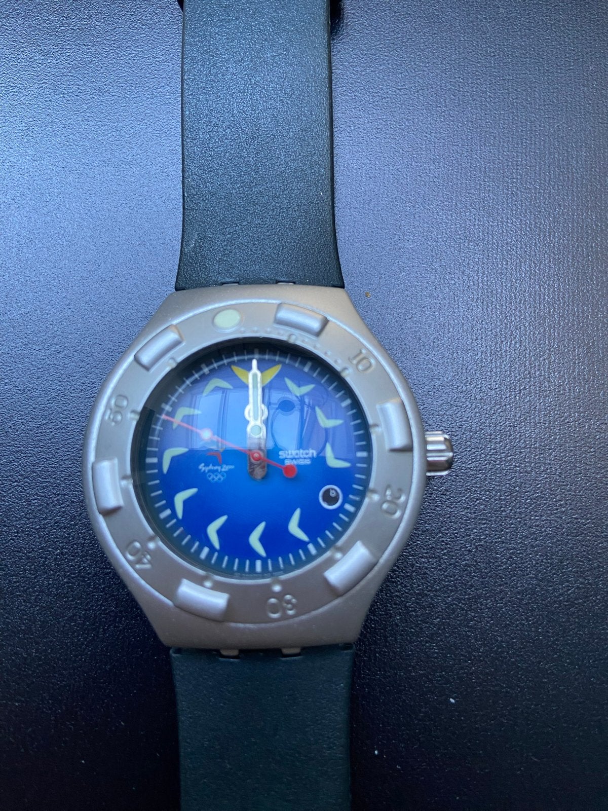 Swatch Sydney 2000 Olympische Spelen Horloge, Sieraden, Tassen en Uiterlijk, Overige materialen, Gebruikt, Polshorloge, Swatch