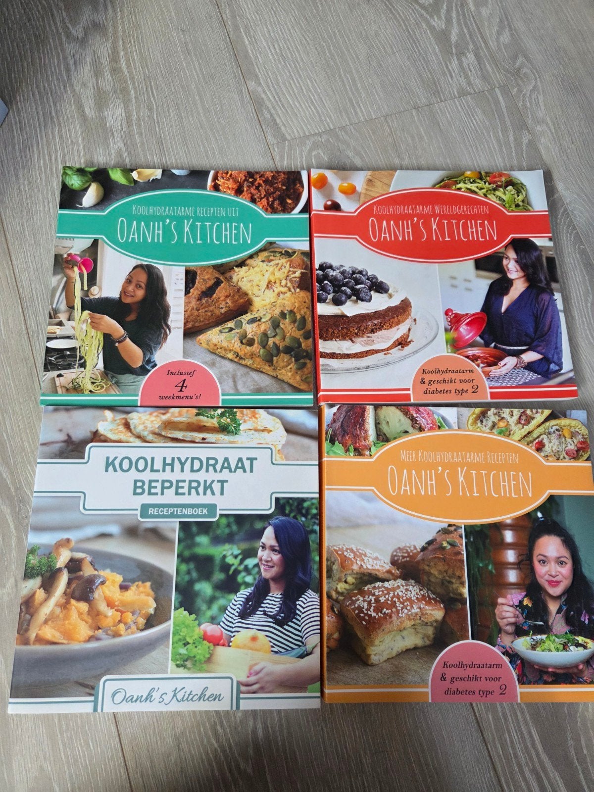 4x Oanh's Kitchen - Koolhydraatarm, Ophalen of Verzenden, Gelezen
