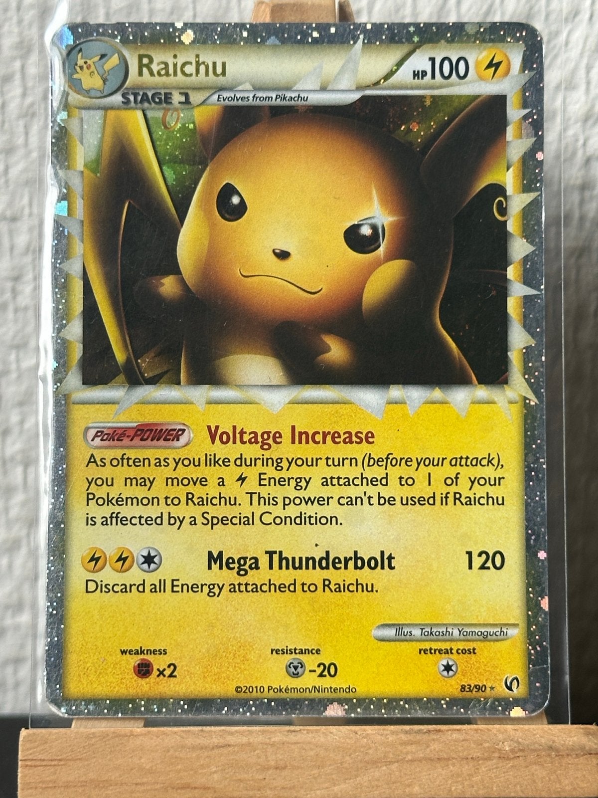 Raichu (UD 83) - Undaunted Pokémon Kaart, Ophalen of Verzenden, Gebruikt, Losse kaart