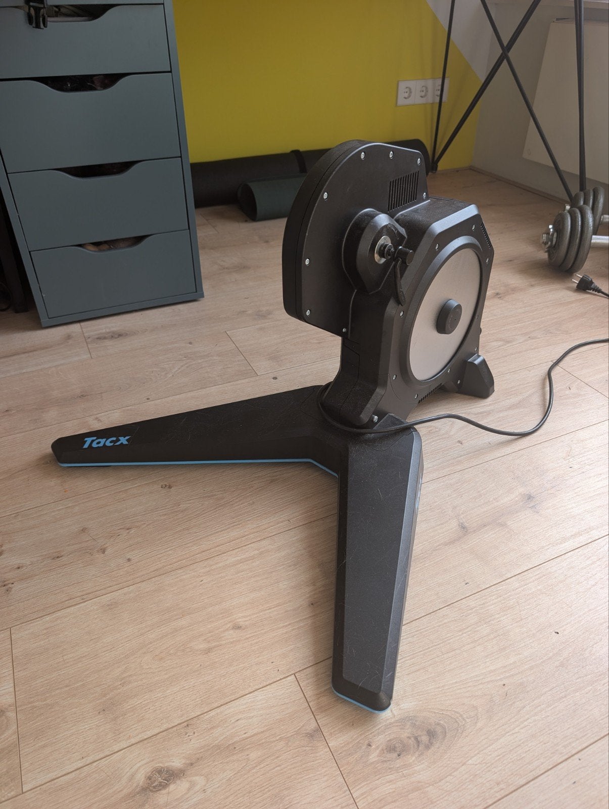 Tacx Flux 2 Smart Trainer met cassette en mat, Fietsen en Brommers, Fietsen | Racefietsen, Overige merken, Heren, Aluminium, Ophalen of Verzenden