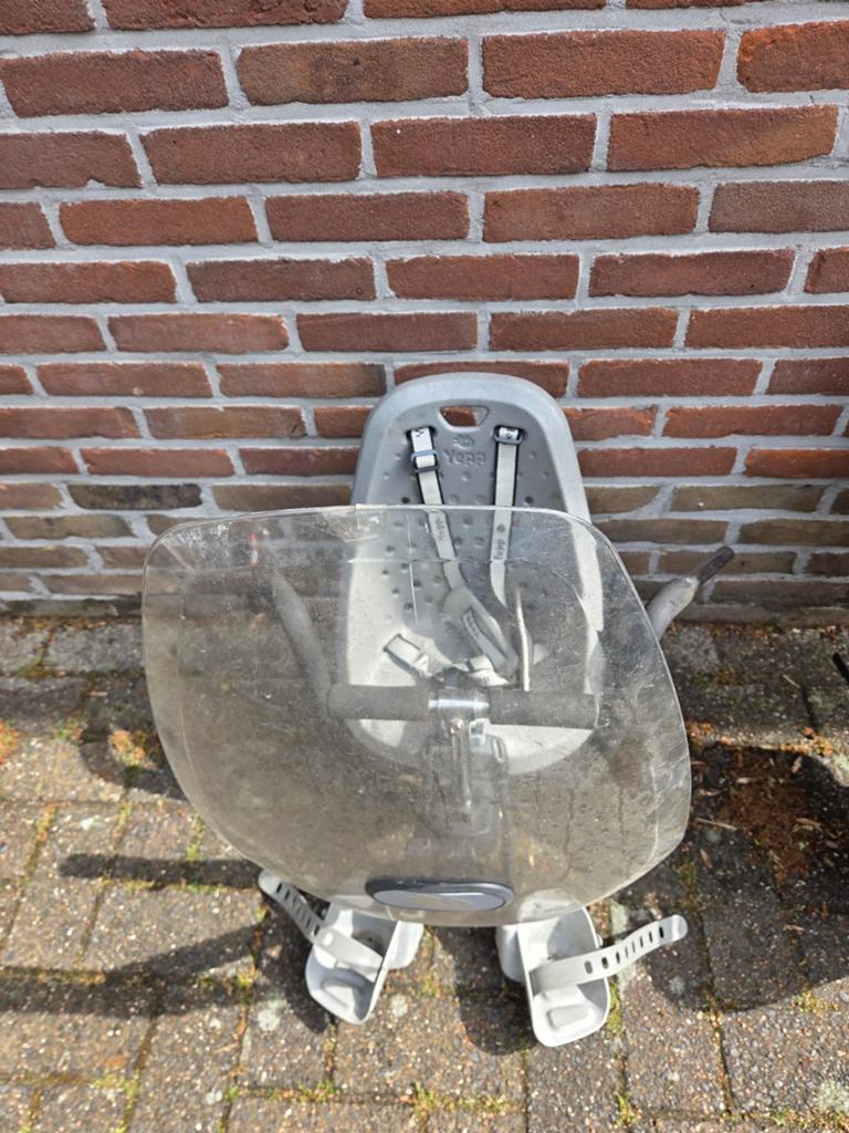 Yepp fietsstoeltje voorzitje met windscherm, Yepp, Voorzitje, Ophalen of Verzenden, 0 t/m 13 kg