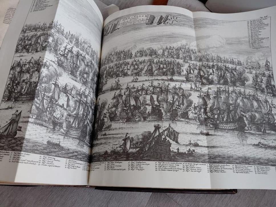 Michiel de Ruiter 1746, met toegevoegde zeeslagen, Antiek en Kunst, Ophalen of Verzenden