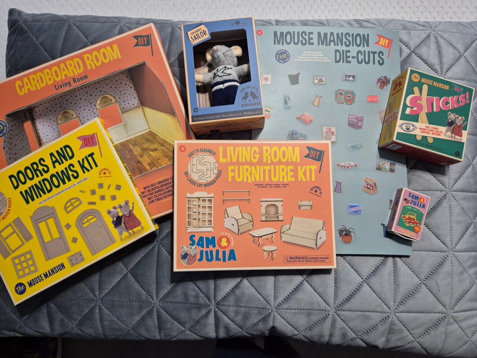 Sam & Julia Muizenhuis DIY pakket (nieuw), Ophalen of Verzenden, Nieuw, Poppenhuis