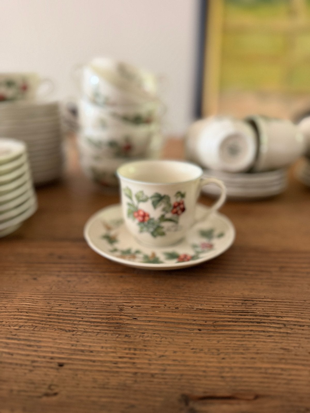 Prachtig ontbijt servies van Seltmann Weiden Bavaria, Gebruikt, Overige merken, Klassiek, Ophalen of Verzenden