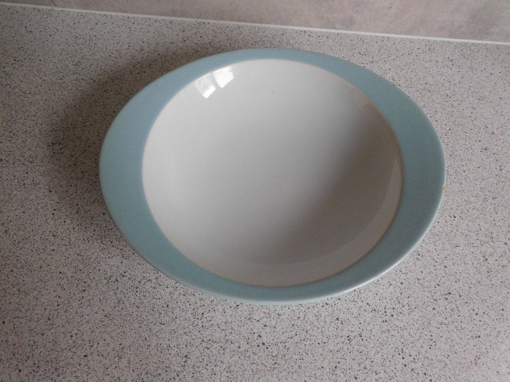 Diep Ovaal Bord Symphonie Blauw Fris Edam - 22,5x19,5 cm, Overige merken, Keramiek, Ophalen of Verzenden, Zo goed als nieuw