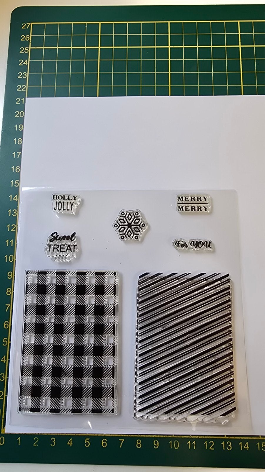 stempelset, Ophalen of Verzenden, Zo goed als nieuw, Clearstamp