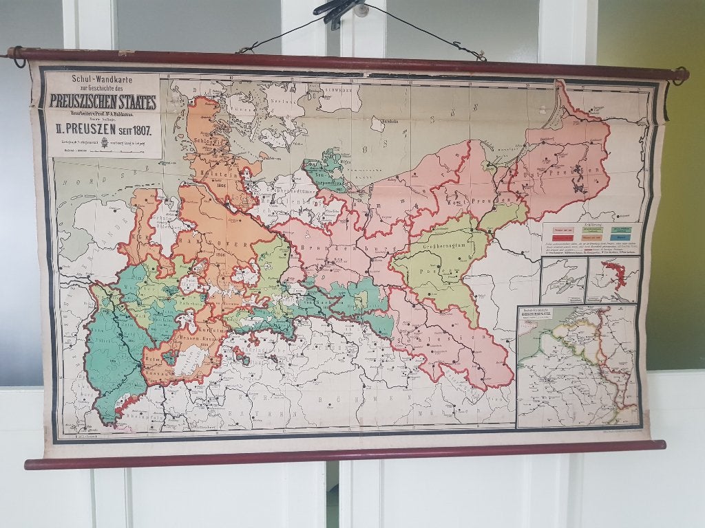 Preuszischen Staates seit 1807, kaart uit 1903, Ophalen, Geschiedenis