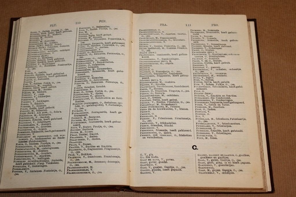 Woordenlijst Spelling der Nederlandsche Taal — Antiek 1898, Boeken, Ophalen of Verzenden, Gelezen, Van Dale, Nederlands