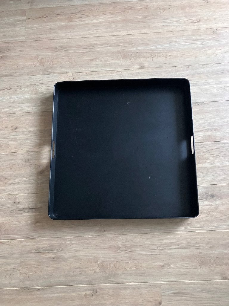 Serveerblad/dienblad, Ophalen, Gebruikt, Vierkant, Metaal