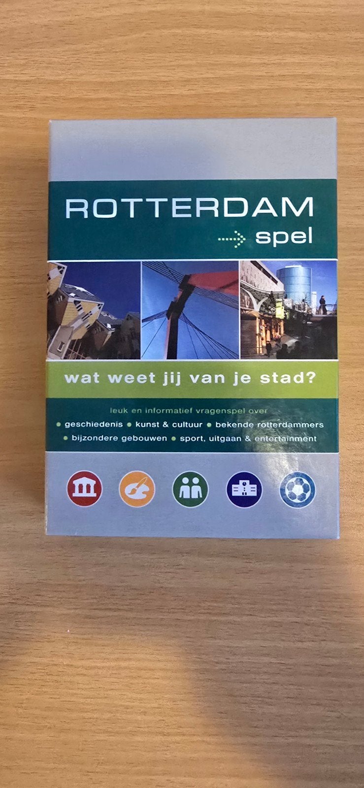 Rotterdam Spel: Wat weet jij van je stad?, Vijf spelers of meer, Ophalen of Verzenden, Zo goed als nieuw, Rotterdam Spel