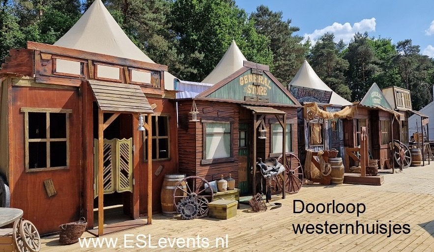 Western decoratie saloon – diverse decorstukken, Ophalen, Gebruikt, Historisch