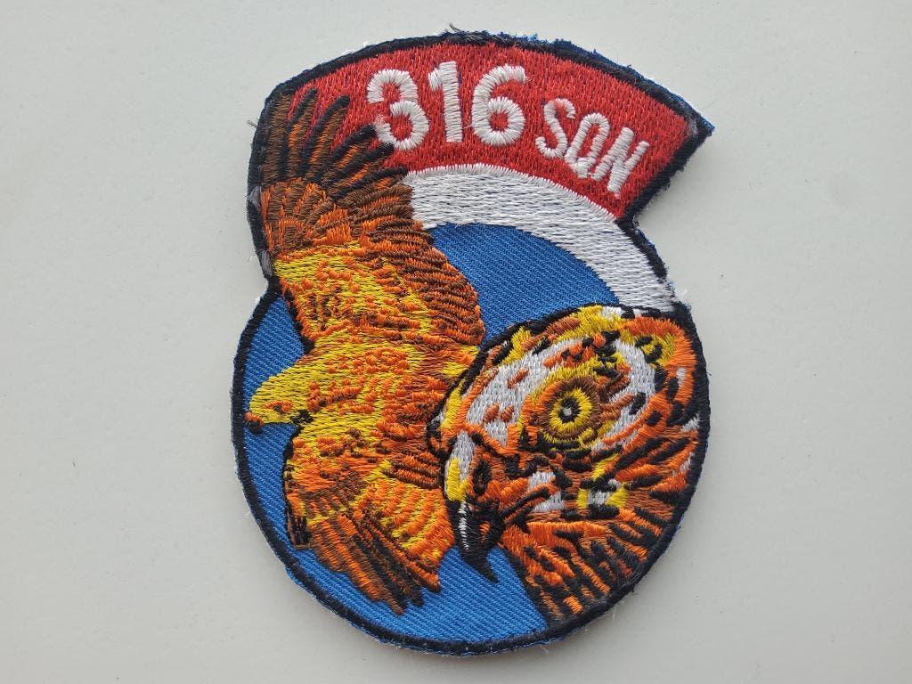 Klu RNLAF 316 SQUADRON F-16 ERA PATCH, Verzamelen, Verzenden, Zo goed als nieuw, Patch, Badge of Embleem