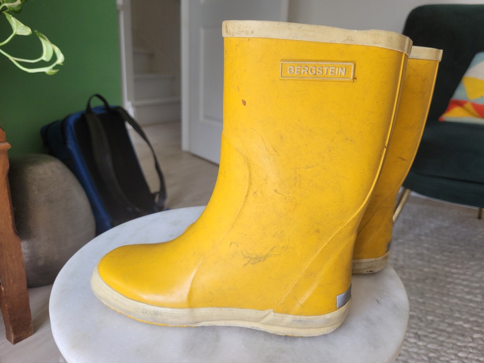 Gele Bergstein kinderlaarzen - Maat 31, Kinderen en Baby's, Kinderkleding | Schoenen en Sokken, Ophalen, Gebruikt, Jongen of Meisje