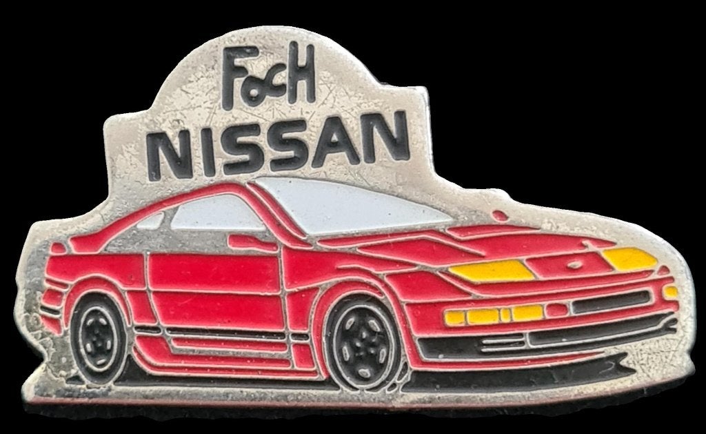 Nissan Foch dealer pin-rood, Verzenden, Nieuw, Transport, Speldje of Pin