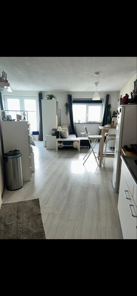 Ikea Älvdalen slaapbank + voetenbank, Ophalen, Gebruikt, Tweepersoons, 140 cm