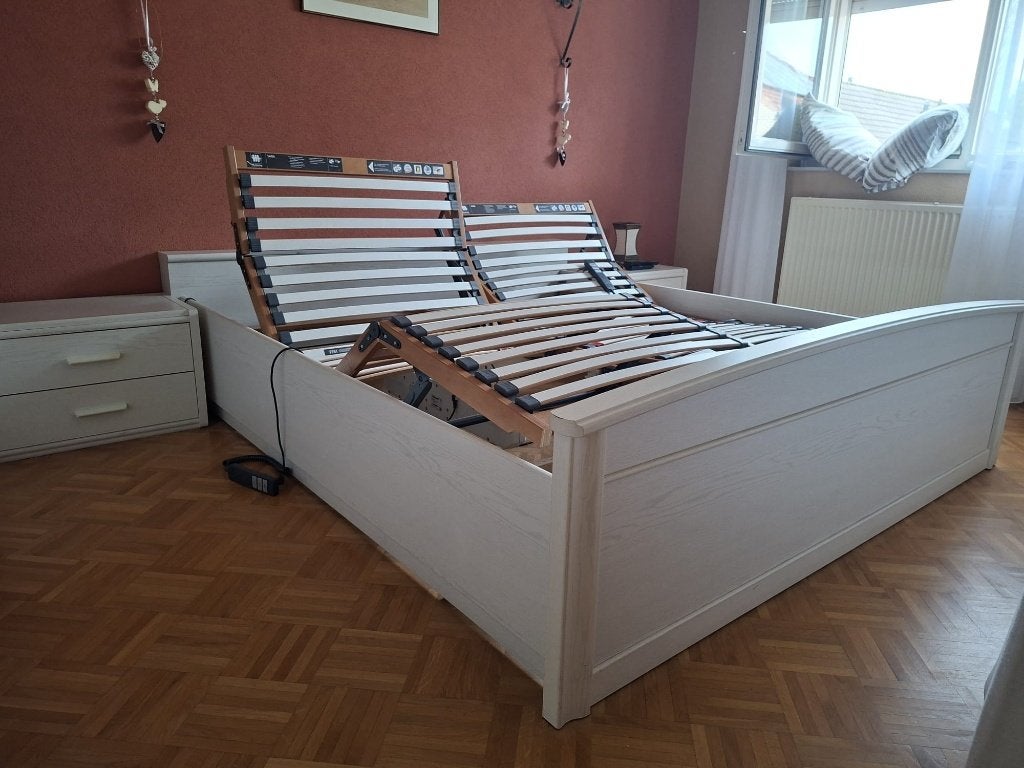 tweepersoonsbed, Ophalen, Wit, Tweepersoons, 180 cm