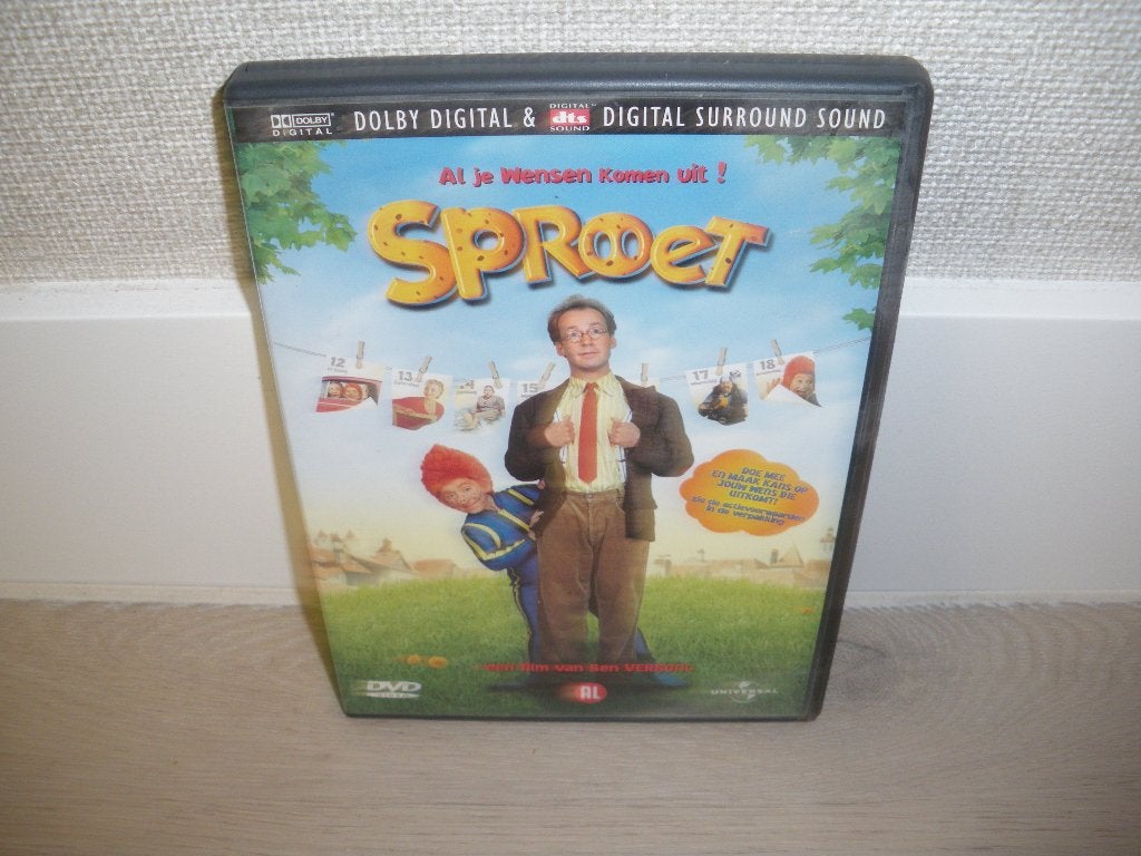 hele leuke dvd van Sproet al je wensen komen uit zgan, Alle leeftijden, Ophalen of Verzenden, Zo goed als nieuw