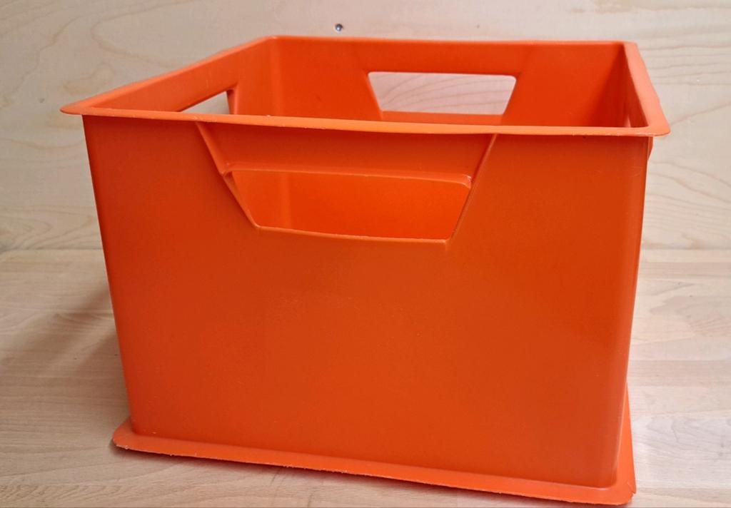 Tomado - LP kratje - oranje, Ophalen of Verzenden, Huis en Inrichting