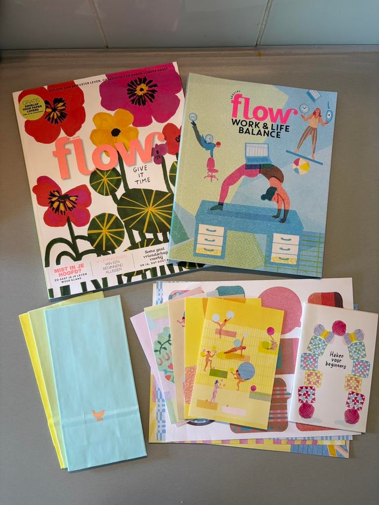 FLOW Magazine, Ophalen of Verzenden, Zo goed als nieuw, Album of Boek