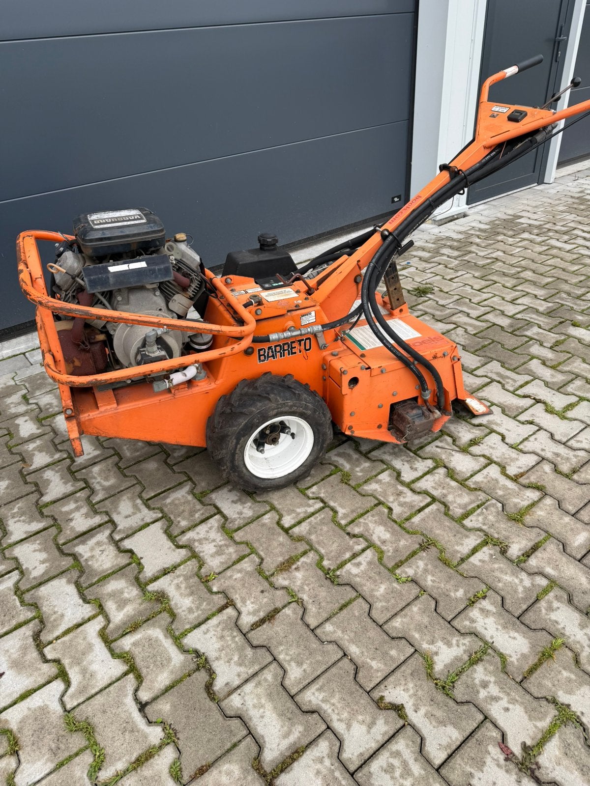 Barreto 1620 grondfreesmachine, Ophalen, Grondbewerking