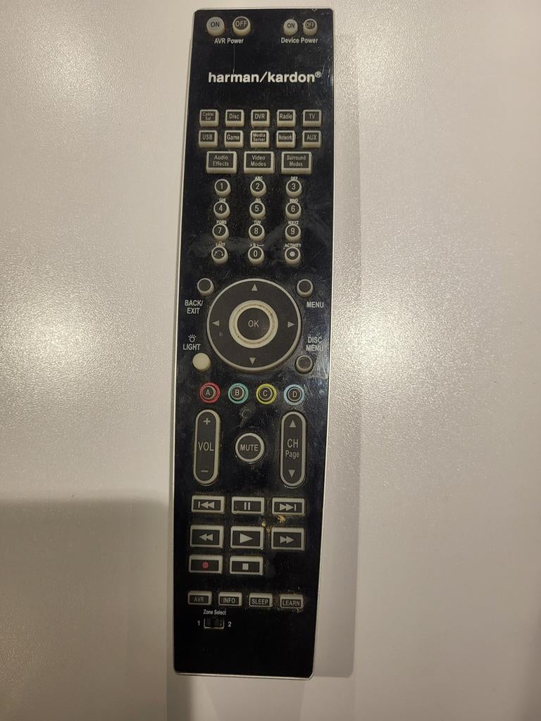 Afstandsbediening Harman/Kardon AVR 370, Audio, Tv en Foto, Ophalen of Verzenden, Gebruikt, Origineel, Receiver of Versterker
