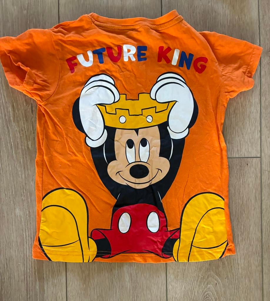 Oranje tshirt maat 116-122, Ophalen of Verzenden, Zo goed als nieuw, Jongen