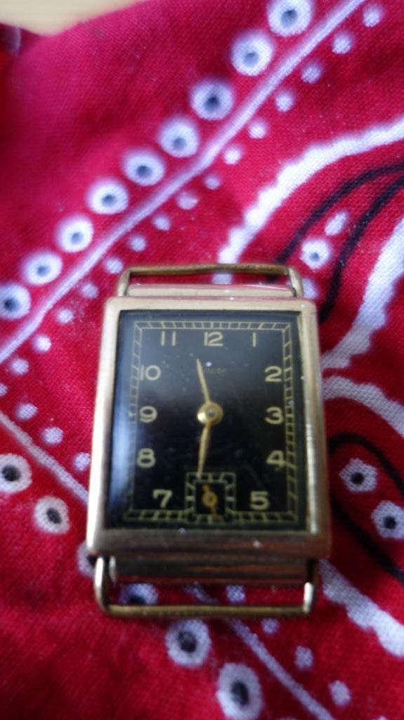 Ancre Horloge verguld, Ophalen of Verzenden, Zo goed als nieuw, Overige merken