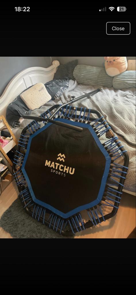 Matchu Sports Mini Trampoline / Rebounder, Ophalen of Verzenden, Gebruikt, Benen, Overige typen