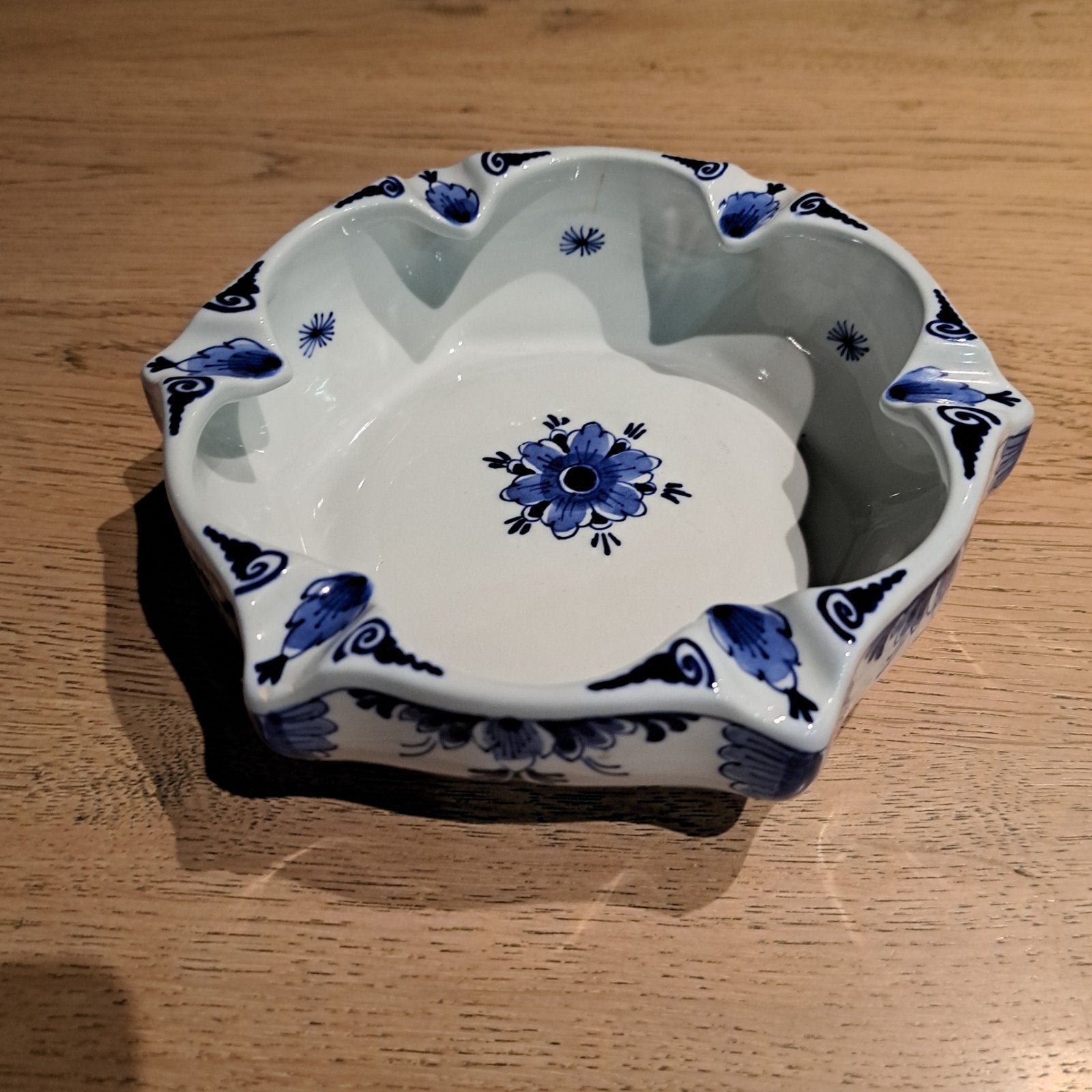 Delft blauwe asbak., Ophalen, Zo goed als nieuw, Asbak
