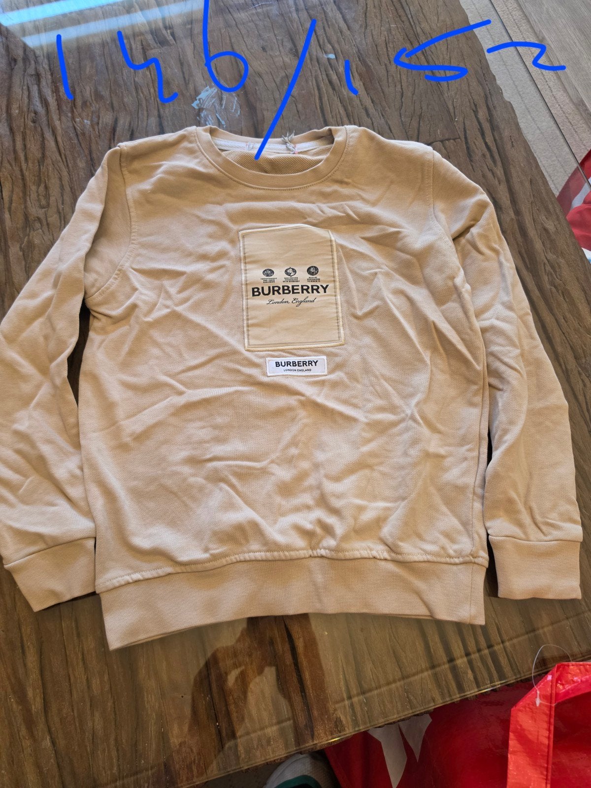 burberry maat 146, Ophalen of Verzenden, Overige maten, Zwart