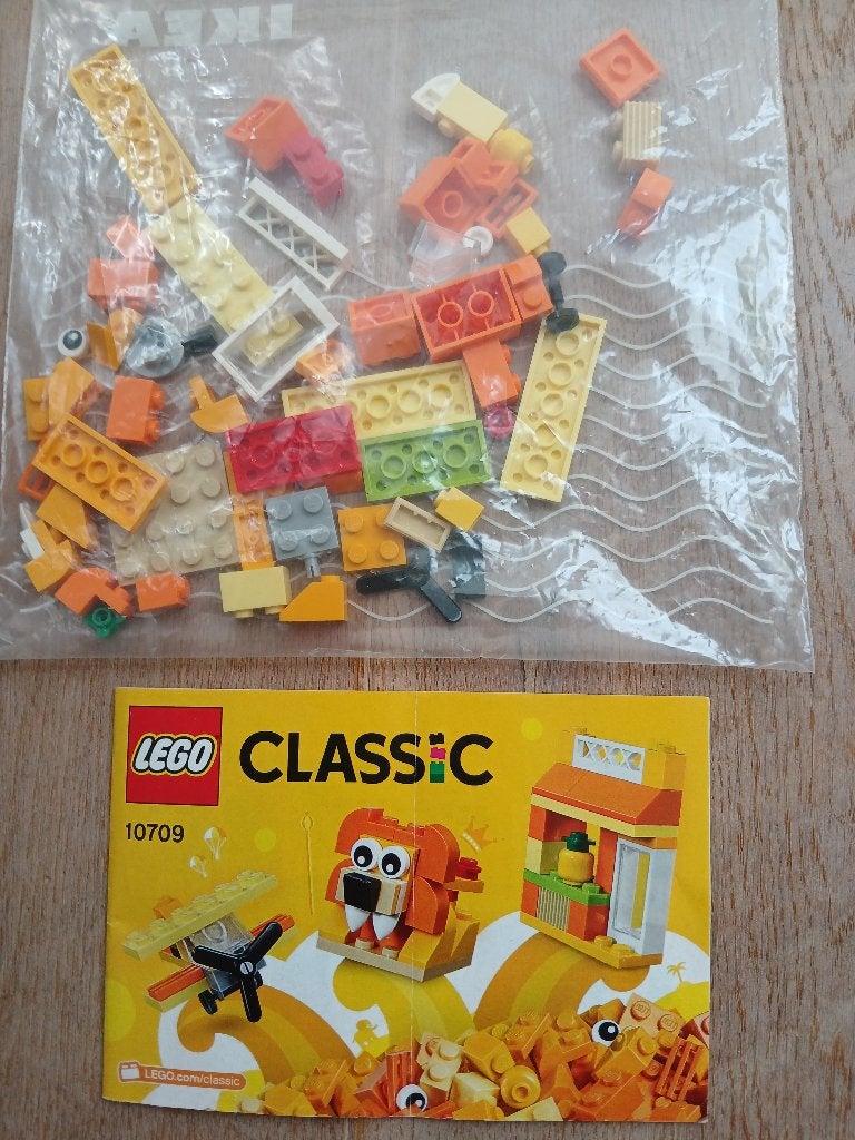 Lego Classic10709 gele bouwset, Lego, Inclusief instructies, Ophalen of Verzenden, Zo goed als nieuw