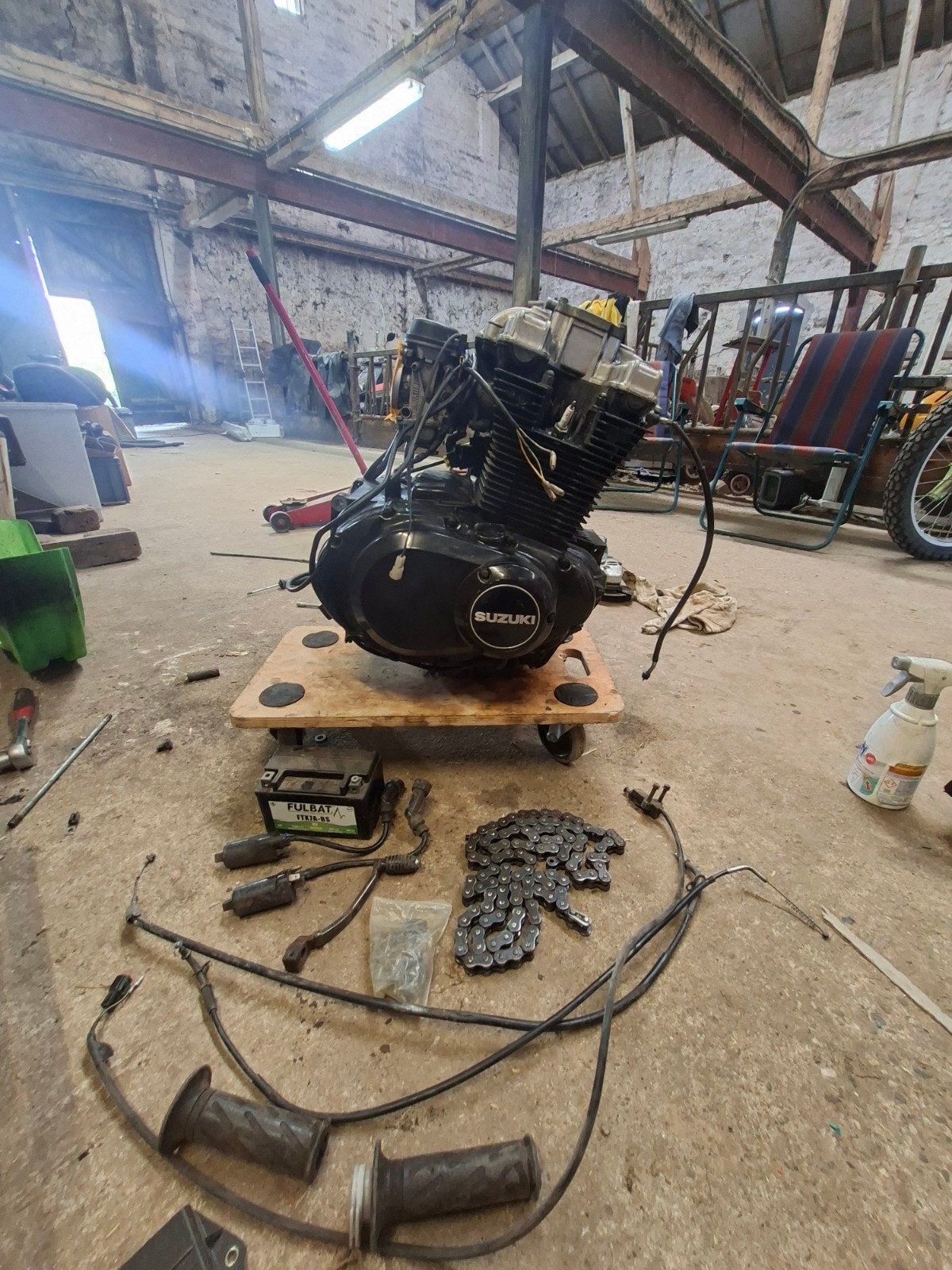 Suzuki gs500 motorblok, Motoren, Onderdelen | Suzuki, Ophalen of Verzenden