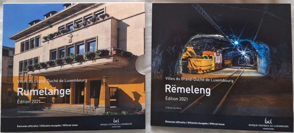 Luxemburg BU set 2021 - Rumelange, Postzegels en Munten, Munten | Europa | Euromunten, Setje, Overige waardes, Luxemburg, Verzenden