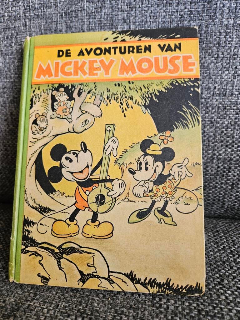 De Avonturen van Mickey Mouse - Vintage Stripboek, Antiek en Kunst, Verzenden