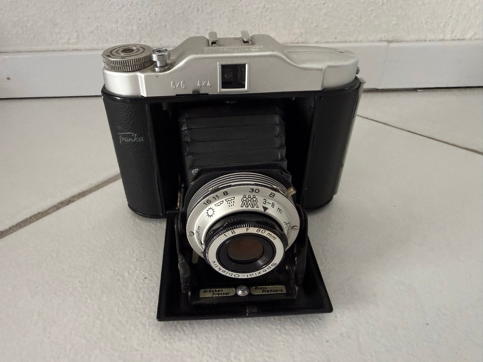 Vintage Voigtländer Vitrona Balgcamera - Zeldzaam en Klassie, Ophalen of Verzenden, Gebruikt, Compact, Overige Merken