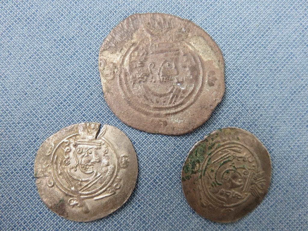Sassanidisch – Dirhams in zilver - 4e - 6e eeuw A.D., Postzegels en Munten, Munten | Azië, Setje, Midden-Oosten, Zilver, Ophalen of Verzenden